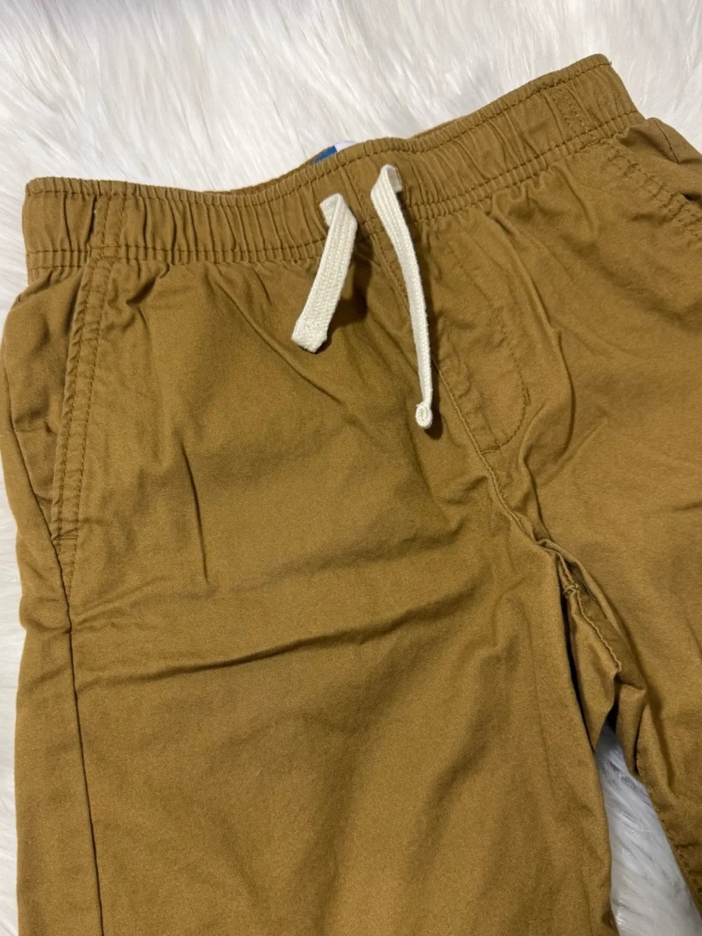 Old Navy Relaxed Fit Brown Pull On Cotton Shorts - Boys Size M (8)